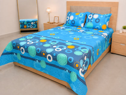 Colcha Unifaz para Cama Doble con 2 Fundas de Almohada – Nuevos Estampados