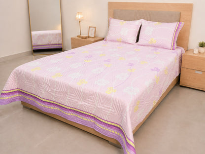 Colcha Unifaz para Cama Doble con 2 Fundas de Almohada – Nuevos Estampados
