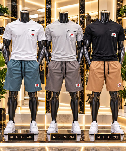 Conjunto de hombre con pantaloneta para look casual