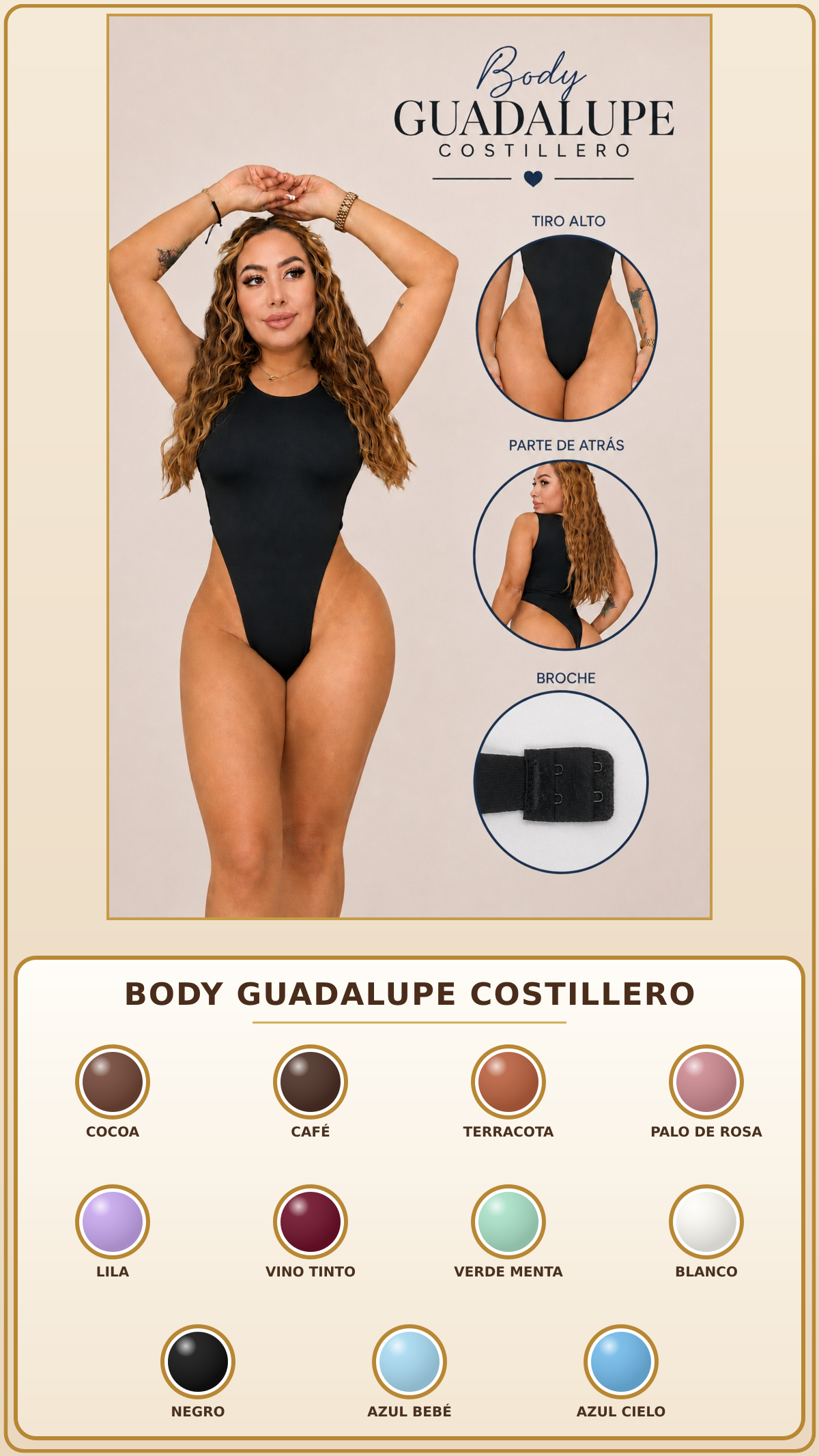 Body Polilicra Doble – Talla Única