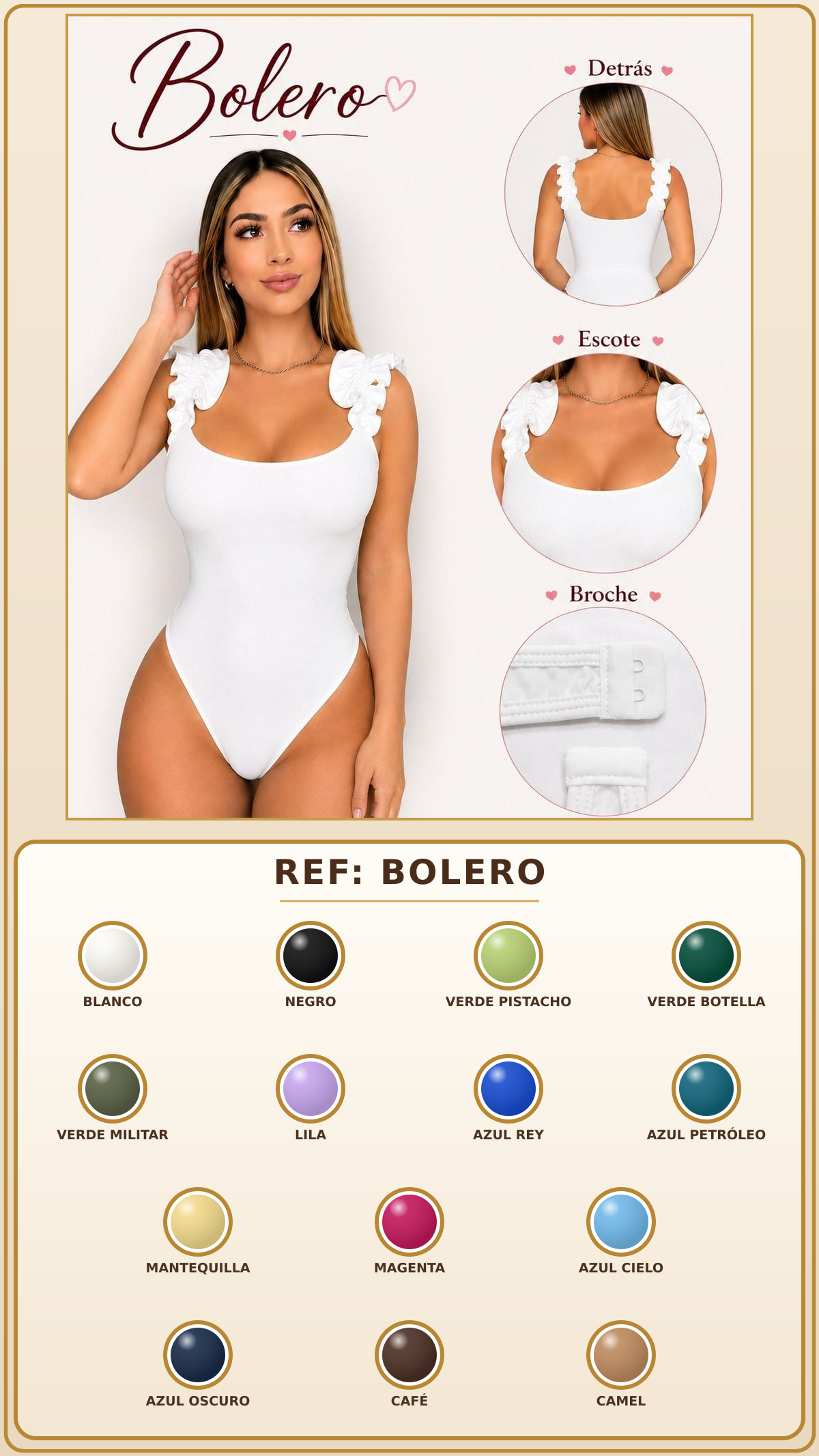 Body Polilicra Doble – Talla Única