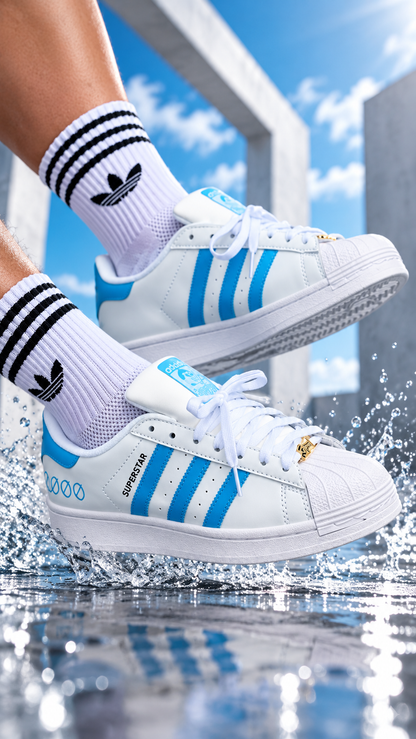Tenis importados para hombre azul profundo y eléctrico 1.1
