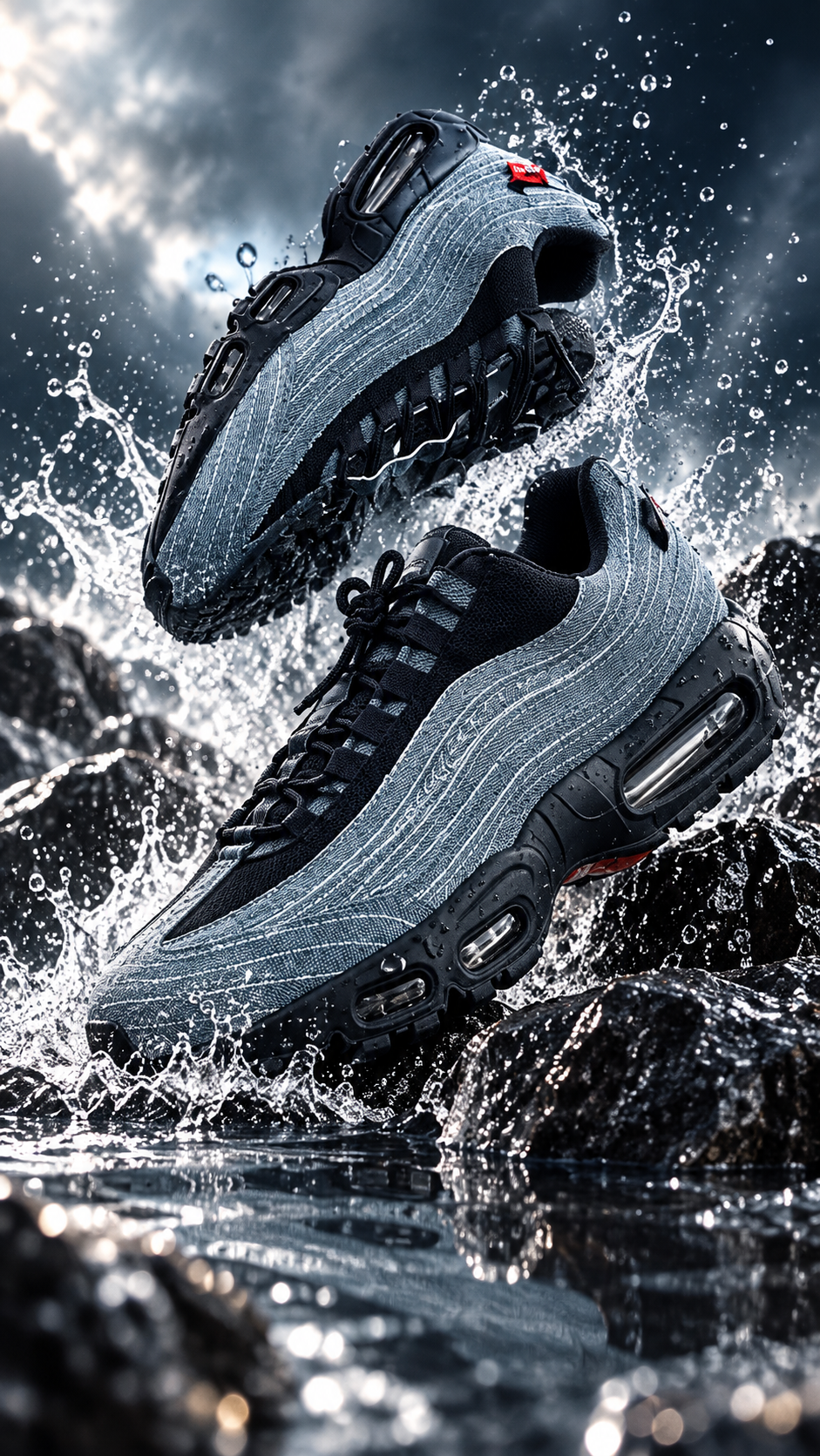 Tenis importados para hombre azul profundo y eléctrico 1.1