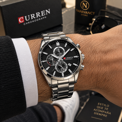 Reloj Curren para Hombre – Original con Cronómetro y Fechero