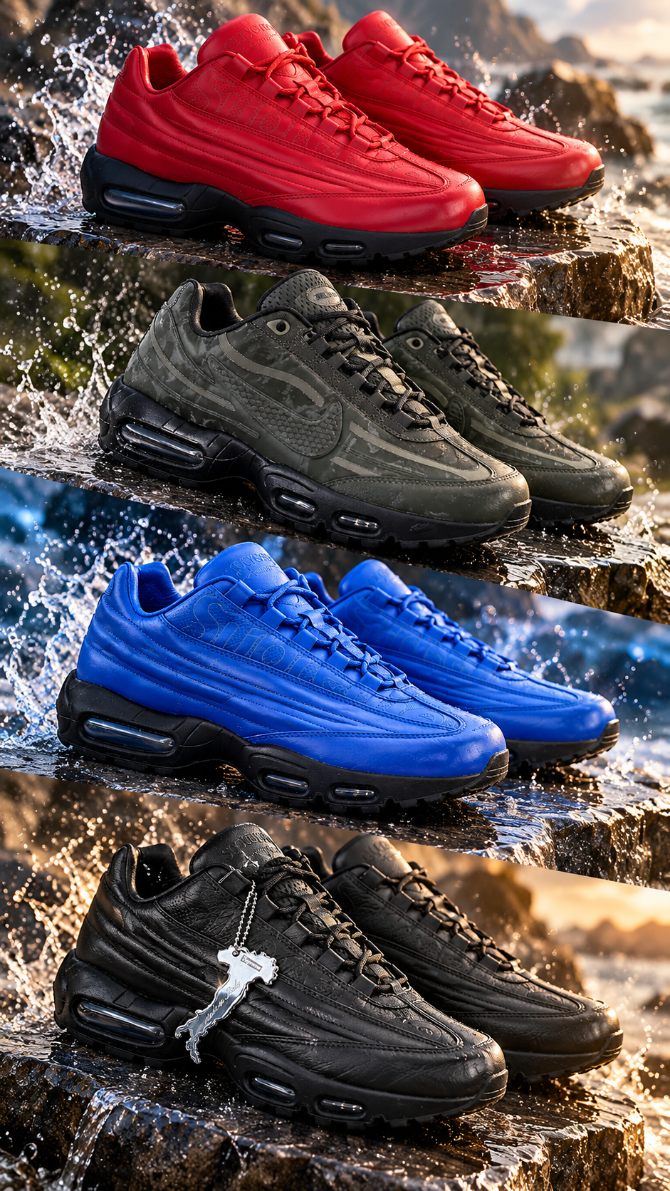 Tenis importados para hombre azul profundo y eléctrico 1.1