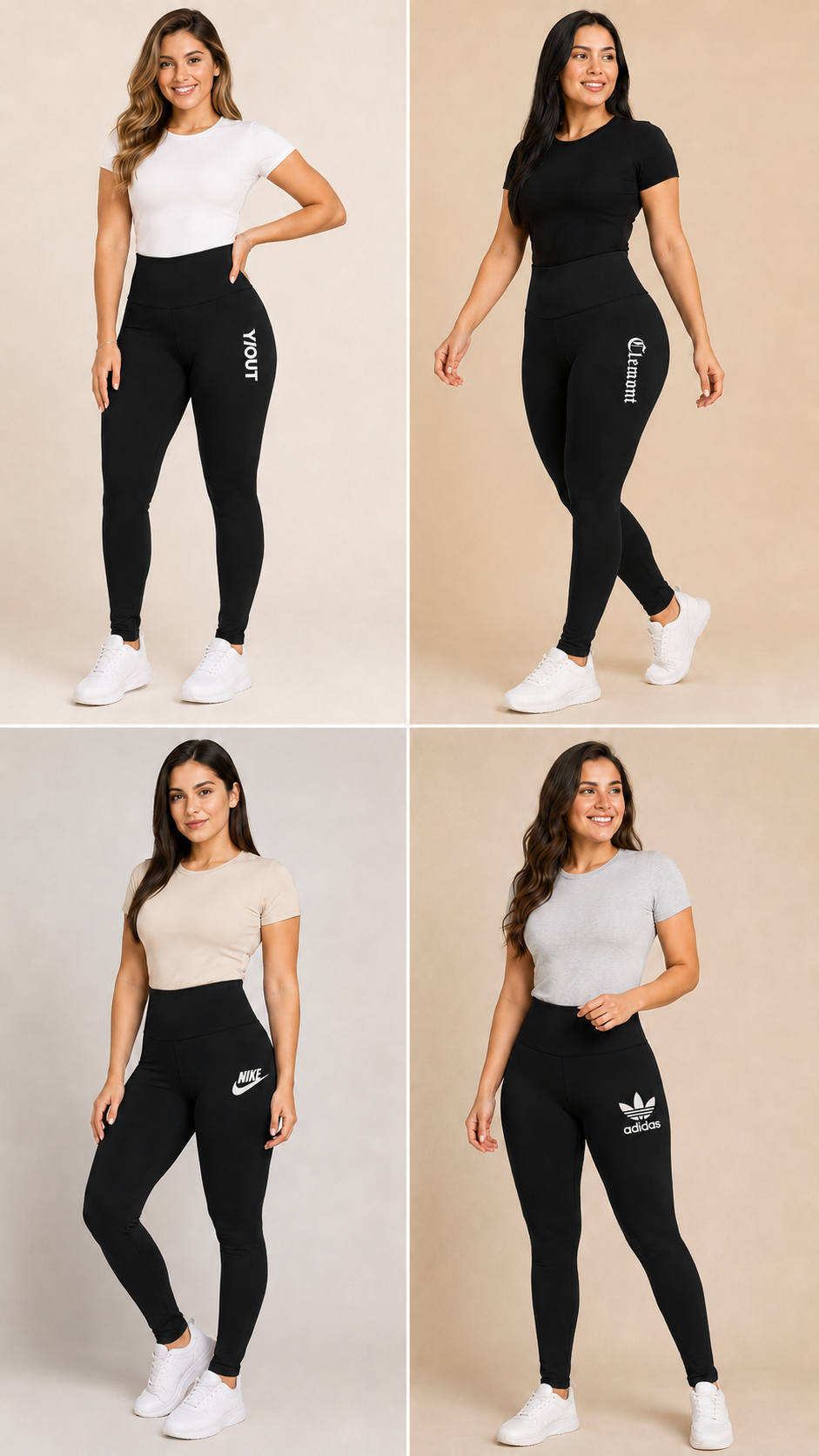 Combo Legging + Camiseta Básica para Dama
