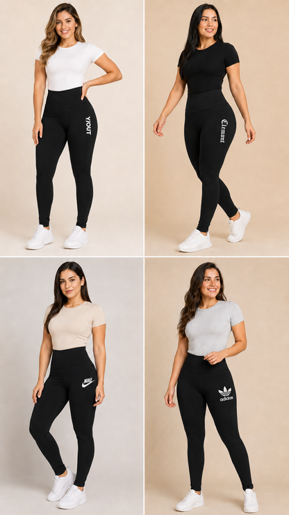 Combo Legging + Camiseta Básica para Dama
